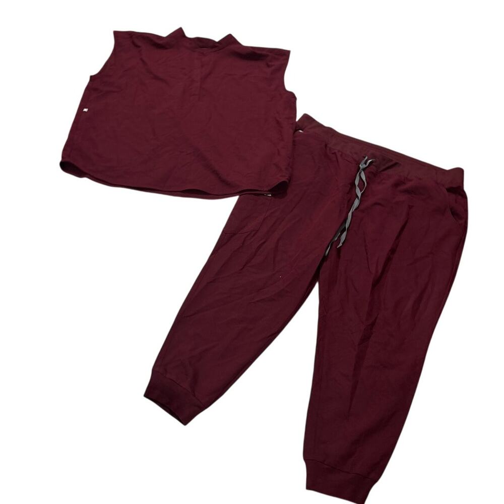 Figs Womens XXL/4XL Zamora Jogger Scrub Pants Rafaela Oversized Scrub Top Set